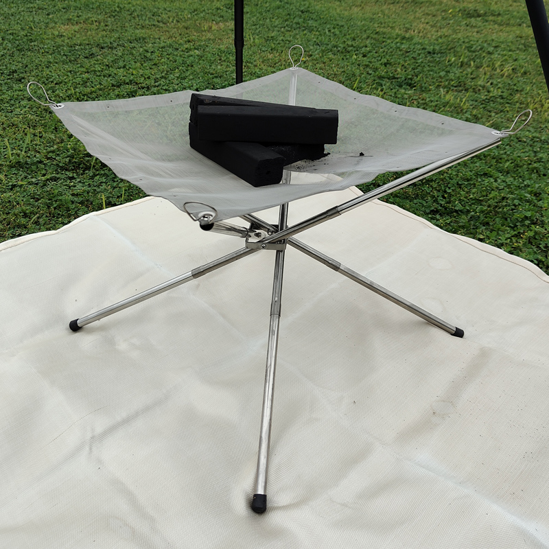 Outdoor Furniture Wood - 1 adet Katlanabilir, Taşınabilir Çelik Ağ,