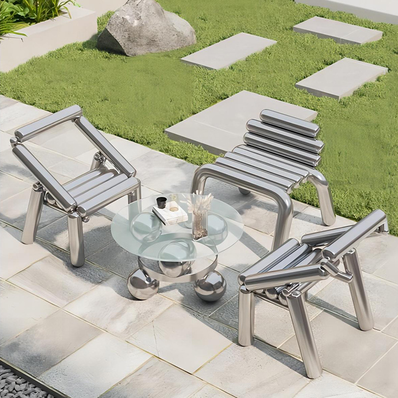 Paslanmaz çelik sandalye, hafi - Outdoor Furniture Metal Chairs incelemesi ve fiyatı
