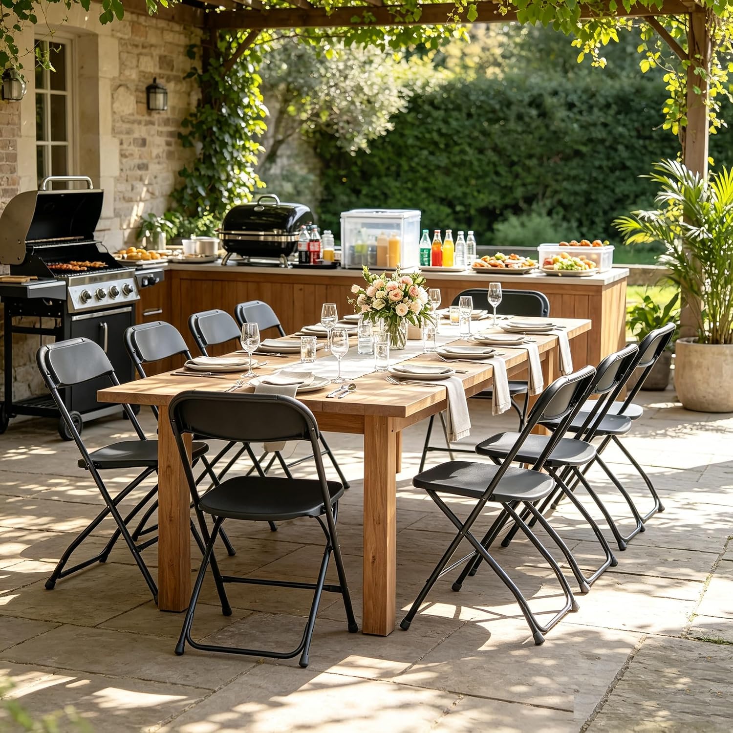 Siyah Katlanır Sandalye Metal  - Outdoor Furniture Metal Chairs incelemesi ve fiyatı